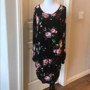 Long floral tunic